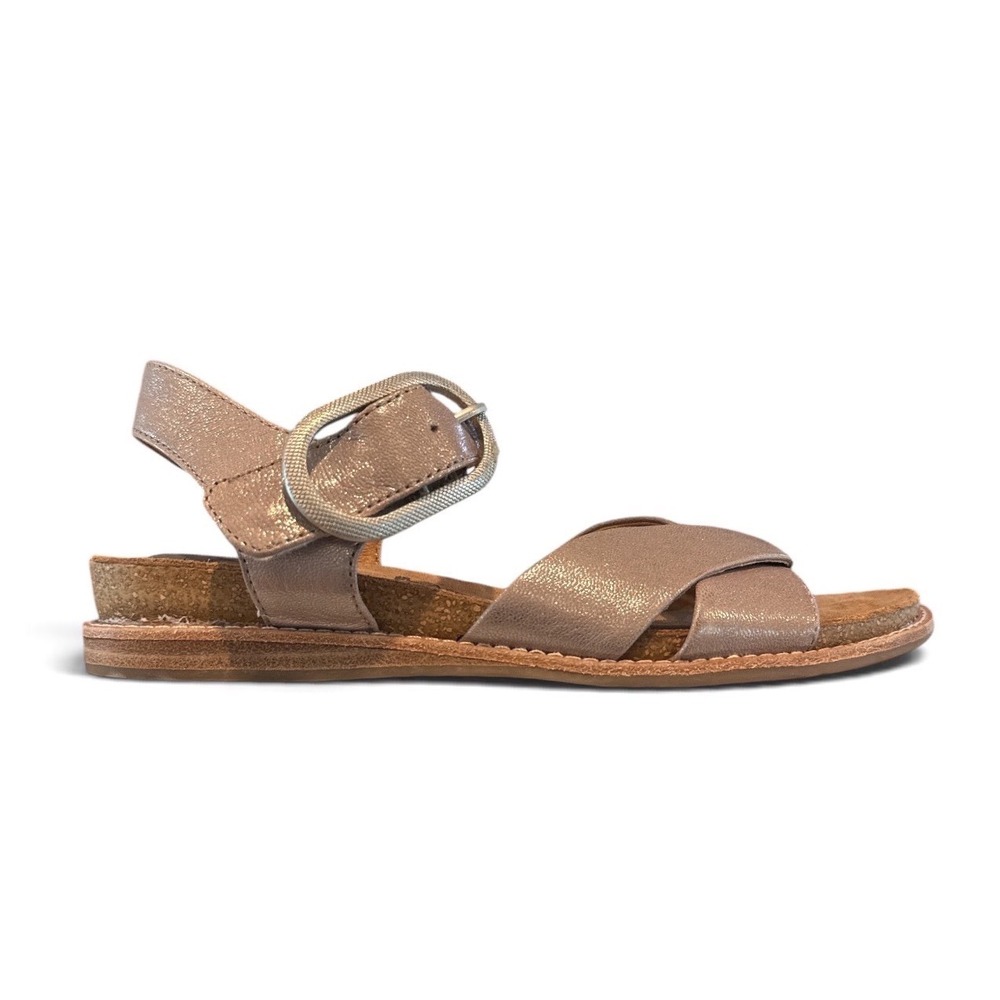 Sofft Metallic Leather Slingback Sandals